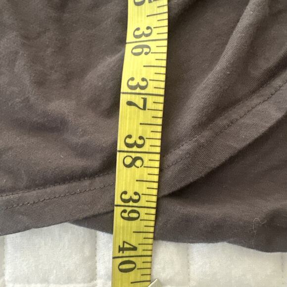 THE DOORS Dress Womens Medium Gray Sleeveless Ruched Santa Monica Graphic Retro - Picture 12 of 12